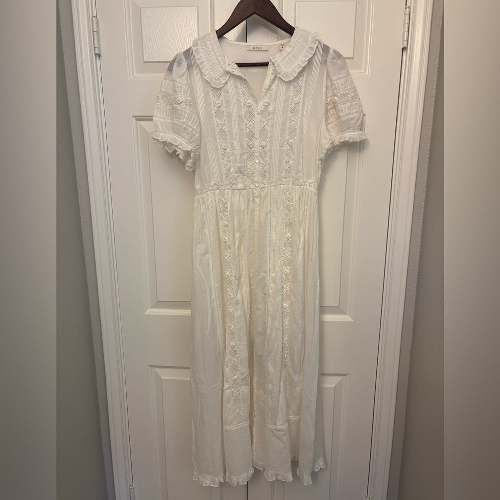 Doen Phoebe Dress in Salt - Picture 6 of 10